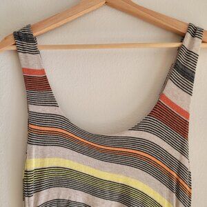 BAILEY 44 Dress Women S Sleeveless Striped Layered Sheath Stretch USA